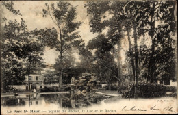 CPA Saint Maur Des Fossés Val De Marne, Le Parc, Square Du Rocher - Other & Unclassified