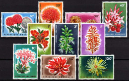 Belgian Congo Belge - Rwanda 1966 N° 148/157 MNH Complete Set Flowers - Fleurs - Bloemen C14.00Eu - Ongebruikt
