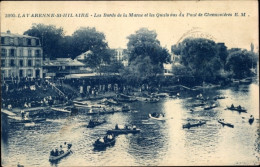 CPA La Varenne Saint Hilaire Val De Marne, Bords De La Marne Et Les Quais Vus Du Pont Chennevieres - Autres & Non Classés