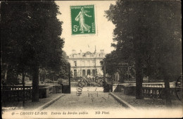 CPA Choisy Le Roi Val De Marne, Entree Du Jardin Public - Autres & Non Classés