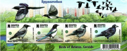 Belarus 2024 . Birds Of Belarus. Corvids. S/S - Wit-Rusland