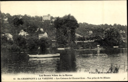 CPA Champigny Sur Marne Val De Marne, Les Coteaux De Chennevieres, Les Beaux Sites De La Marne - Altri & Non Classificati