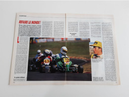 Coupure De Presse Sport Automobile - Course De Karting - Andere & Zonder Classificatie