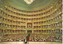 Milano (Lombardia) Teatro Alla Scala, Interno Durante Un Concerto Con Direttore D'Orchestra, Scala Theatre - Milano
