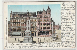 Amsterdam De Dam Verlichte Ramen Paardentram Ook Verlicht # 1904     3793 - Amsterdam