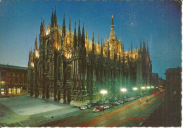 Milano (Lombardia) Duomo, Notturno, La Cathedrale La Nuit, The Cathedral By Night, Der Dom Bei Nacht - Milano