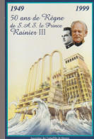 C.P. - PHOTO - MONACO - 1949 - 1999 - 50 ANS DE REGNE DE S.A.S. LE PRINCE RAINIER III - GRAZIOLI - CARTOPHILES - - Otros & Sin Clasificación