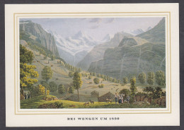 109415/ Suisse, *Bei Wengen Um 1830* - Contemporain (à Partir De 1950)