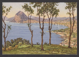117185/ *Golfo Di Lugano Dal Monte Brè*, Ed A. Veronesi N° 22 - Contemporain (à Partir De 1950)