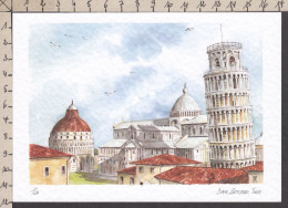 093792GF/ *Pisa, Duome, Battistero, Torre*, Ed NuccioArt Roma - Contemporary (from 1950)