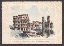 080948/ Roma, *Il Colosseo E Le Colonne Del Tempio Di Venere*, Ed Cesare Capello Milano - Hedendaags (vanaf 1950)