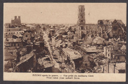 098887/ REIMS, Après La Guerre, Vue Prise Du Faubourg Cérès - Reims