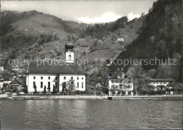 11849376 Gersau Vierwaldstaettersee Pension Villa Maria Kirche Gersau - Sonstige & Ohne Zuordnung