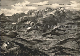 11849316 Appenzell IR Panoramakarte Stauberenkanzel Hundstein Altmann Saentis Ap - Andere & Zonder Classificatie