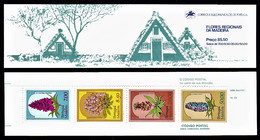 Carnet/ Bloklet - Flores Regionais Da Madeira, Portugal Madeira 1981 -|- Mundifil - 1537-1540 . MNH - Nuovi