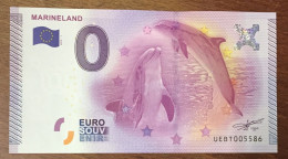 2015 BILLET 0 EURO SOUVENIR DPT 06 MARINELAND ZERO 0 EURO SCHEIN BANKNOTE PAPER MONEY - Privatentwürfe