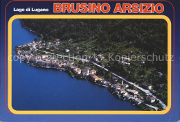 11848866 Brusino Arsizio Fliegeraufnahme Lago Di Lugano Brusinosizio - Otros & Sin Clasificación