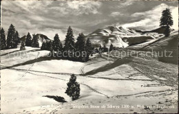 11848717 Stoos SZ Skigebiet Blick Klingenstock Skispuren Stoos SZ - Sonstige & Ohne Zuordnung