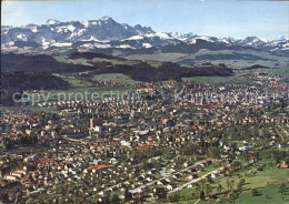 11847417 St Gallen SG Fliegeraufnahme Mit Saentis St. Gallen - Autres & Non Classés