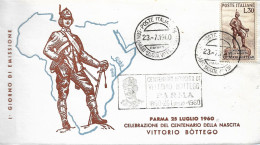 Fdc Europa: BOTTEGO (1960); No Viaggiata; Annullo Speciale Parma - FDC