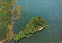 Biandronno (Varese) Lago Di Varese, Isola Virginia, Veduta Aerea, Aerial View, Vue Aerienne - Varese