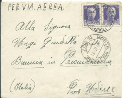 ITALIE LETTRE PAR AVION 100L POSTA MILITARE N° 207 PER PESCIUCANNA / UDINE DI 1942 LETTRE COVER - Posta Militare (PM)