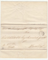 Austria Ex Offo Letter Posted 1858 Boeh: Leipa To Warnsdorf 240510 - ...-1850 Prephilately