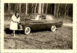 Photographie Photo Vintage Snapshot Amateur Automobile Voiture Auto  - Automobile