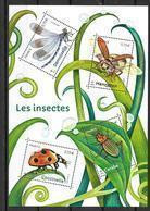 France 2017 Bloc Feuillet F5148 Neuf Insectes à La Faciale + 15% - Mint/Hinged