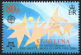 ST HELENA - 2006 - 1v - MNH - The 50 Years Anniv. Of The First EUROPA Stamps - Star - Stars - Etoiles - Sterne - Stern - Gezamelijke Uitgaven
