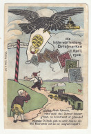 Die Letzten Württemberg. Briefmarken 1. April 1902 Old Postcard Posted 1902 240510 - Postzegels (afbeeldingen)