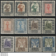 1921 Libia Pittorica 12v. Bc MNH Sassone N. 21/32 - Andere & Zonder Classificatie