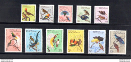 1964-65 PAPUA NEW GUINEA - Elisabetta - Catalogo Yvert N. 62-72 - Uccelli - 11 Valori - MNH** - Andere & Zonder Classificatie