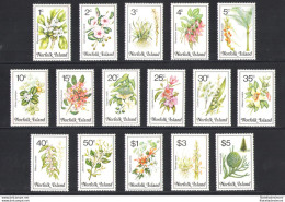 1984 Norfolk - Ordinaria Fiori, Yvert N 315-30 - 16 Valori - MNH** - Other & Unclassified