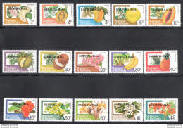 1983 Antigua - Yvert Et Tellier N. 701-18 - Serie Ordinaria - Fiori E Frutti - 18 Valori - MNH** - Other & Unclassified