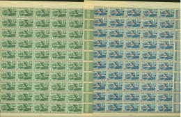 Côte D' Ivoire 1944 -Colonie Française- Timbres Neufs. Yvert Nr.: 185/186. Feuille De 50.RARE EN FEUILLE¡¡¡(EB) AR-02726 - Neufs