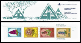 Carnet/ Bloklet - Flores Regionais Da Madeira, Portugal Madeira 1981 -|- Mundifil - 1537-1540 . MNH - Markenheftchen