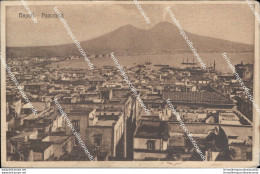 At175  Cartolina Napoli Citta' Panorama Piega - Napoli (Neapel)
