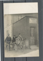 95- BRAY -ET-LÛ- POSTE ET TELEGRAPHE AVEC LES FACTEURS - CARTE PHOTO - Bray-et-Lû