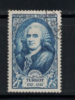 N° 858 OBLITERE, FRANCE.1949, TURGOT. - Used Stamps