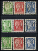 ● UNGHERIA 1928 ֍ Saint Etienne ֍ N. 417 / 19 Usati X 3 ● Cat. ? € ●  Hongrie ● Hungar ● Lotto N. 1273 ● - Used Stamps
