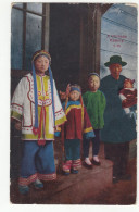 A Chinese Family Old Postcard Posted 1926 Bulimgane California To Switzerland 240510 - Non Classés