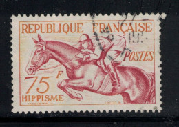 N°965 OBLITERE, FRANCE.1953, HIPPISME - Usados