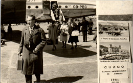 CP Carte Photo D'époque Photographie Vintage Avion Aviation Cuzco Perou - Ohne Zuordnung