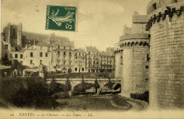 CPA (Loire Atlantique) NANTES - Le Château, Les Tours (n° 14) - Nantes