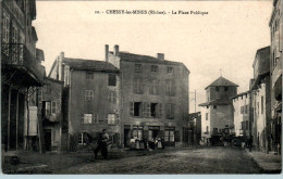 Chessy-les-Mines Canton Le Bois-d'Oingt La Place Publique Rhône 69380 N°10 Cpa Ecrite Au Dos En TB.Etat - Other & Unclassified