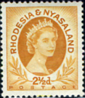 730924 MNH RODESIA Y NYASSALAND 1954 BASICA - Rodesia & Nyasaland (1954-1963)