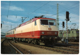 1981 TRENO GERMANIA DB ELEKTRISCHE UNIVERSALLOKOMOTIVE 120 002.1 LOCOMOTORE 106 - Eisenbahnen