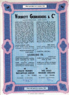 VERBREYT GEBROEDERS & Co; 100 Parts Sociales - Textiel