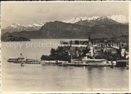 11822527 Luzern LU Festhalle Fahrgastschiffe Alpensicht Luzern - Autres & Non Classés